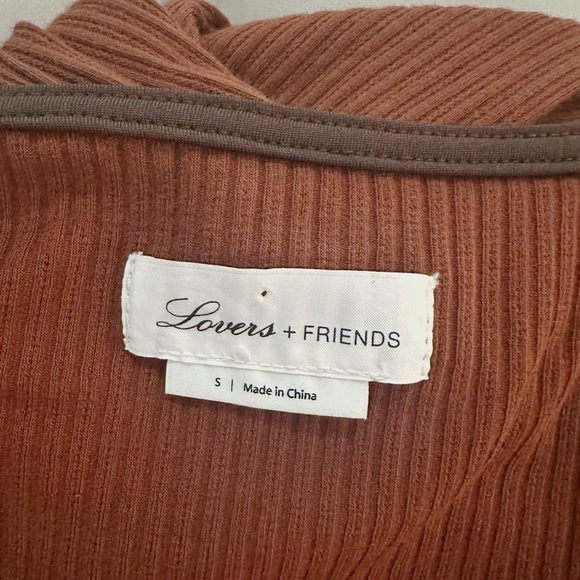 Lovers and Friends Fleur Midi Dress in Chocolate Brown - Picture 4 of 4